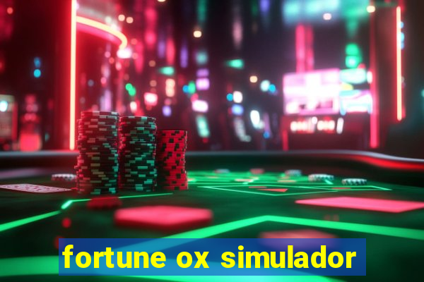 fortune ox simulador